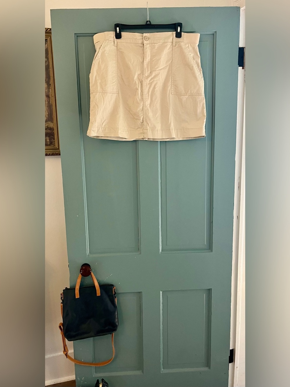 Lee Cream Cotton Skort